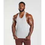 GYMSHARK REACT STRINGER 灰色健身背心 英國直送