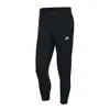 Nike 長褲 NSW Club Fleece Pants 黑 白 男款 棉褲 縮口褲 【ACS】 BV2672-010