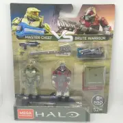 Mega Construx Halo Infinite Master Chief VS Brute Warrior Figure 2-Pack New