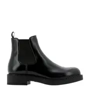 Brushed leather Chelsea boots UK6.5,UK7.5,UK10,UK8,UK7,UK12,UK6,UK8.5 black