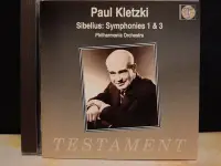 在飛比找Yahoo!奇摩拍賣優惠-Paul Kletzki,Sibelius Sym 1&3,