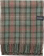 The Tartan Blanket Co. Recycled Wool Knee Blanket in Fraser Hunting Weathered Tartan (72cm x 165cm)