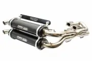 Trinity Black Stage 5 Dual Full System Exhaust Pipe Polaris RZR XP 1000