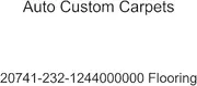 Auto Custom Carpets 20741-232-1244000000 Flooring
