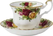 Royal Albert Old Country Roses Teacup and Saucer Set
