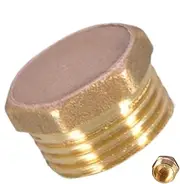 Pipe Plug,NPT Connector Pipe Plug Fittings | Portable Blanking Plug Fitting, Hose Adapter, Port Plug, Water Pipe Plug for Printing and Dyeing