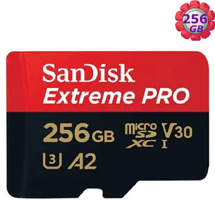 SanDisk 256GB 256G microSD【200MB/s Extreme Pro】microSDXC micro SD SDXC 4K U3 A2 V30手機記憶卡