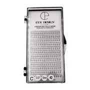 Eye Design 4D C Curl Mini Premade Fan Lash Trays - 0.07 - Single Length