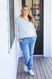 The Pull On Jogger Jean--BIRDK-692