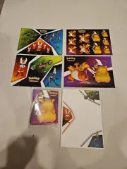 Pokemon TCG Mini Portfolio Binder Charizard/Pikachu Sealed Stickers And Notepad