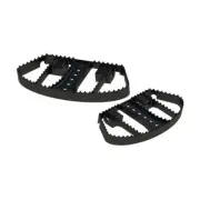 Burly MX Style Footpegs, Black, For Harley-Davidson FLT, FLST, FLD 84-17