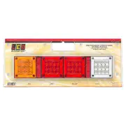 LED Autolamps Stop Tail Indicator Reverse Reflector Light Mini Jumbo 48 LED Lamp