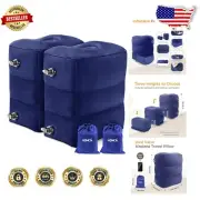 Toddler-Friendly Inflatable Foot Rest Pillow – Adjustable Height for Travel