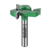 CNC Spoilboard Surfacing Router bit, 1/4'' Shank, 1-1/4'' Cut Dia, 3 Wings