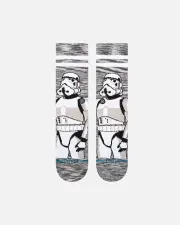 [STANCE] Stance X Star Wars The Storm Trooper Crew Socks Grey - Size M M Grey