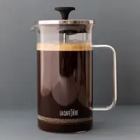 在飛比找PChome24h購物優惠-La Cafetiere 玻璃法式濾壓壺(簡約銀1L)