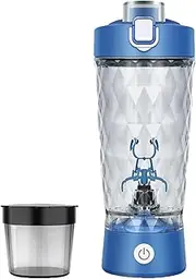 Problend One-Touch Shaker, Problend One-Touch Shaker, Electric Protein Shaker Bottle, USB Rechargeable Mixing Cups, Water Drink Mixer Portable Bottles for Gym Sport, 22oz (Blue)