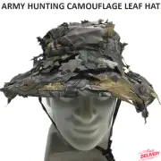 Camo Sun Cap 3D Leaves Camouflage Hat for Fishing Hunting Sunshade Army