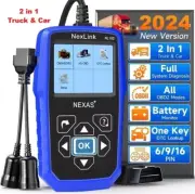 2024 Auto & Truck Scanner Car Check Engine Fault Code Reader OBD Diagnostic Tool