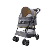 Ibiyaya Cloud 9 Pet Stroller for Cats & Dogs up to 20kg - Mustard Yellow