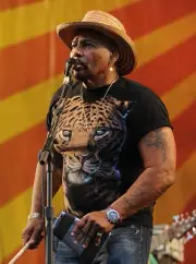 Aaron Neville of The Neville Brothers performs on Day 4 of the 2nd- Old Photo