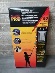 No Ladder Pro Rapid Release Clips, Use on Gutters Shingles and Eaves 50 Count