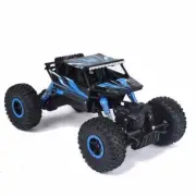 1:18 Scale 2.4GHz Rock Crawler Rechargeable RC 4WD Blue Off Road Car Toy Gift