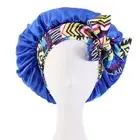 Salon Cap Foldable Skin-touching Ethnic Style Print Headband Smooth Beauty