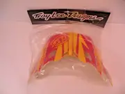 Troy Lee Designs TLD SE3 Helmet Replacement Visor Peak Cyclops Red Yellow