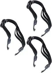 GANAZONO 3Pcs Fixed Rope for Bikes Elastic Strapping for Luggage and Helmets Durable Motorcycle Tie Downs for Secure Transport and Storage