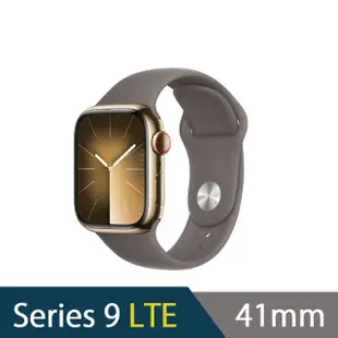 充電支架組【Apple】Apple Watch S9 LTE 41mm(不鏽鋼錶殼搭配運動型錶帶)