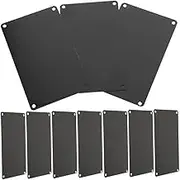 Zerodeko 10 Pcs Industrial Aluminum Blank Sign Plates Anodized Metal for DIY Crafting Engraving Printing Versatile Name Tags for Hotels Offices Industrial Use