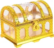 JECOMPRIS Vintage Pirate Chest Storage Container for Multi Functional Treasure Box with Fine Craftsmanship for Personal Belongings and Lightweight and Compact Design
