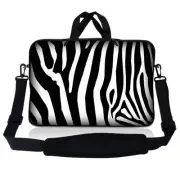 10" 9 Tablet Netbook Sleeve Bag Case Pouch Shoulder Strap iPad Galaxy Zebra