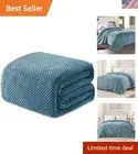 Fleece Bed Blanket King Size, Super Soft and Warm Blankets for Couch, Sofa an...
