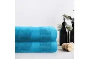 Bedding King 100% Pure Organic Cotton Bath Sheet - Picton Blue