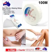 Waxing Strip Roll Pre-cut Wax Strips Disposable Hair Removal 100M,100Pc or 50Pc