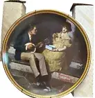 Vtg Knowles Collector's Plate Pondering On The Porch Norman Rockwell NWB