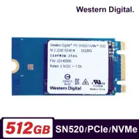 在飛比找蝦皮購物優惠-全新 WD SN520 SN530 256-1TB NVME