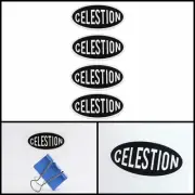 Celestion Speaker logo badge Sticker Decal waterproof 52mm(2.04")X26mm(1.02")