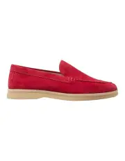 [Easy Steps] Orlando Loafers in Cherry Suede