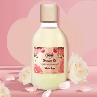 在飛比找Yahoo奇摩購物中心優惠-SABON 白玫瑰沐浴油300ml