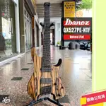 【LIKE MUSIC】新款現貨 IBANEZ QX527PE NTF 無頭 七弦 電吉他 Q系列 公司貨 無搖 無頭琴