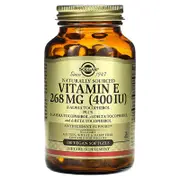 Solgar, Naturally Sourced Vitamin E, 100 Vegan Softgels