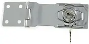 Romak 61909 Hasp and Staple Locking (KD) Chrome Plated, 100 mm Size