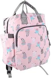 MOLUCKFU Elegant Mom Large Backpack Diaper Bags for Mom Handbag Stroller Compatible Travel Nappy Bag