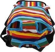FONDOTIN Pet Backpack Straps Dog Cat Carrier Safe for Travel Comfortable for Long Hours for
