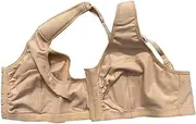 [Generic] Women's Soft Cup Mastectomy Bras with Pockets Front Closure Cotton Breast Prosthesis Daily Wear Bra After Surgery