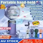 Cooling USB Rechargeable Portable Hand held Fan Folding Desk Cooler 5 mode KC