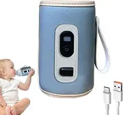 Lesunbak Feeder Bottle Warmer Cover,Baby Milk Heat Keeper - Temperature Adjustment Portable Bottle Warmer Insulation Cover Baby Milk Heat Keeper Cover for Car Travel